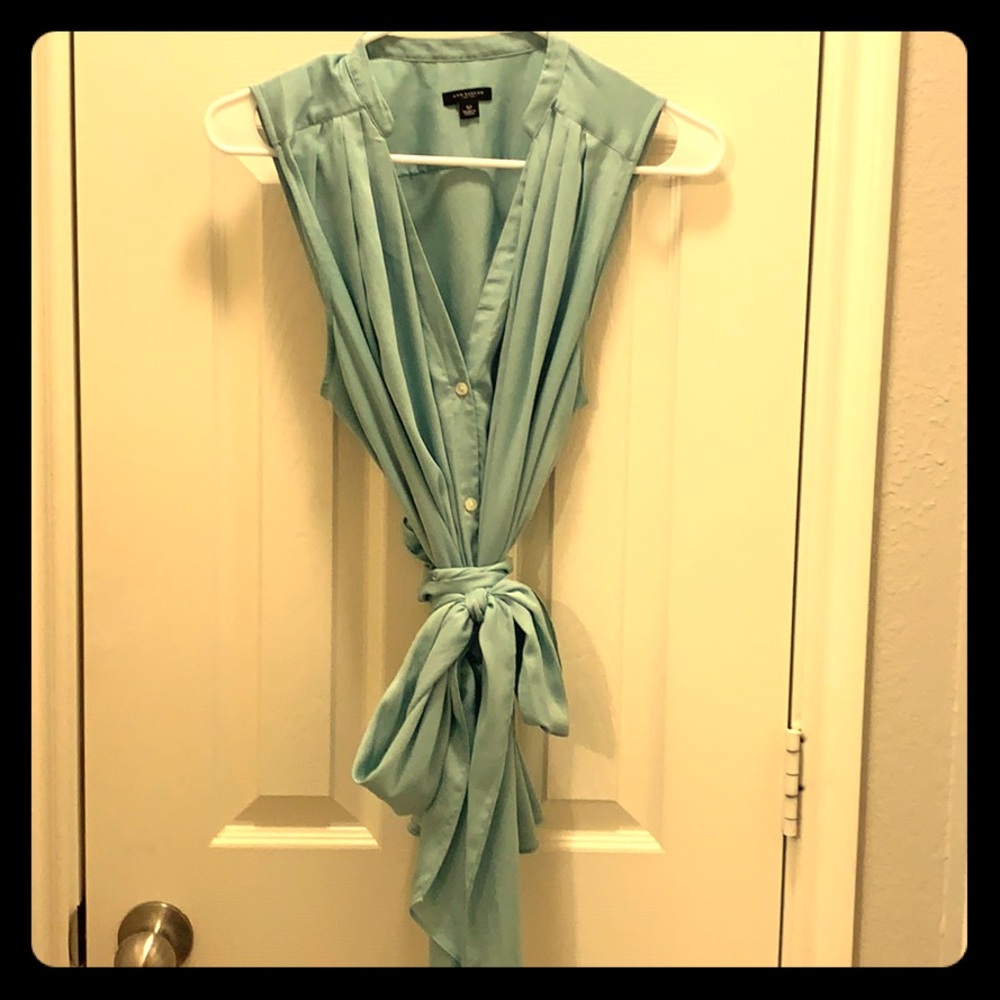 Sleeveless Tie wrap Blouse